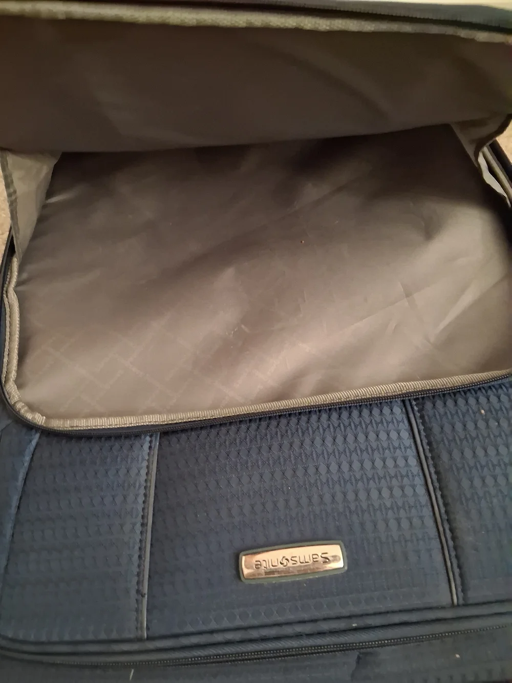 Samsonite Dark Blue Upright Spinner Carry-On
